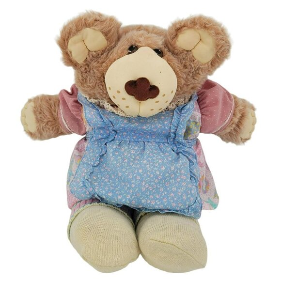 Vintage Furskins Panosh Place Xavier Roberts Large Stuffed Animal Plush Bear 21" - Picture 1 of 10
